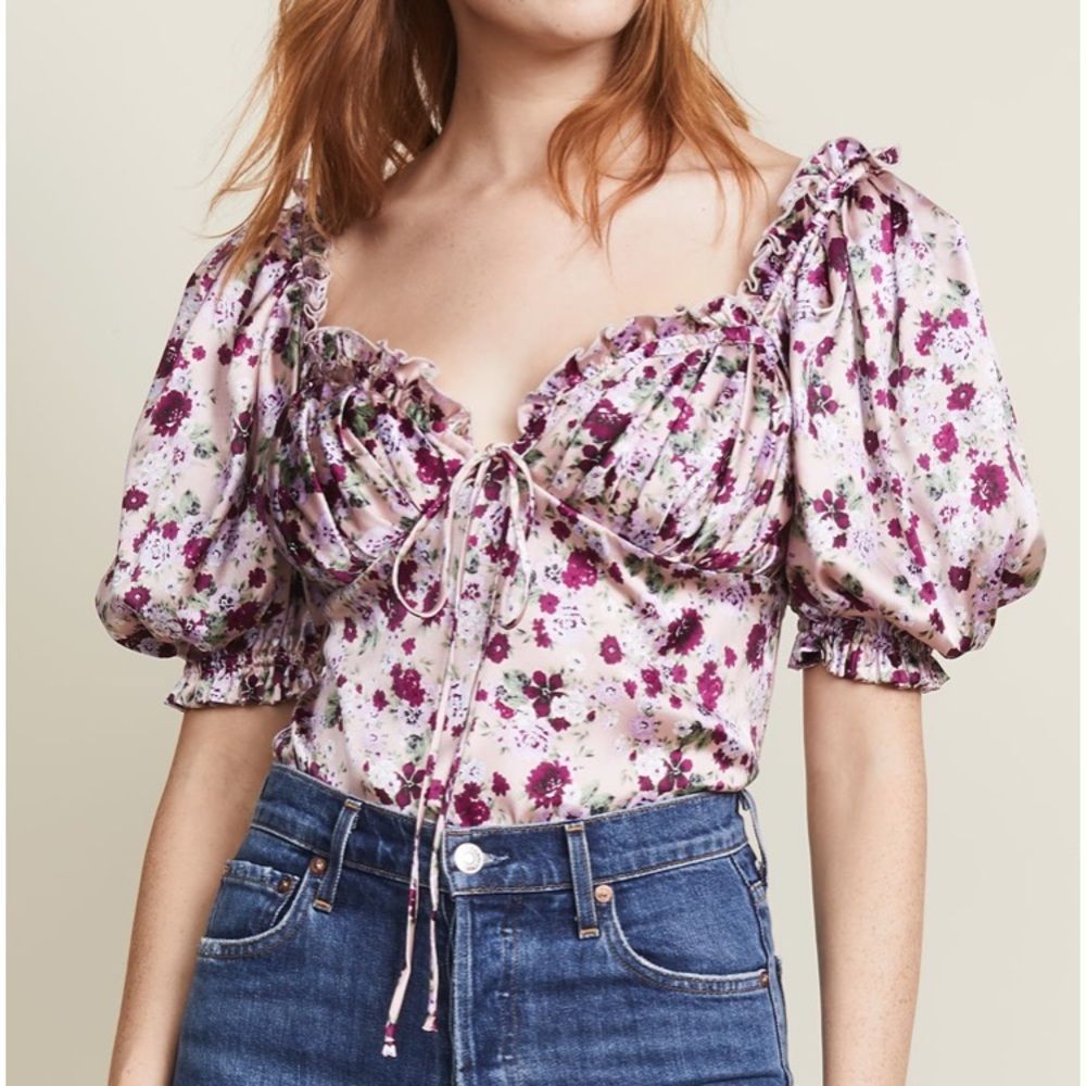 Romantic Ronny Kobo silk top.